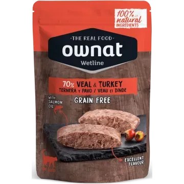 Ownat Cat Wetline 85 gr Ternera y Pavo - 85 g