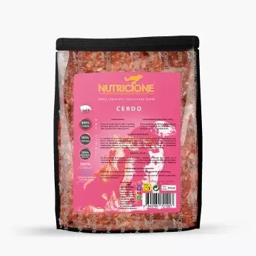 Dieta Barf Menu Nutricione de Cerdo - 7,5 Kg 2