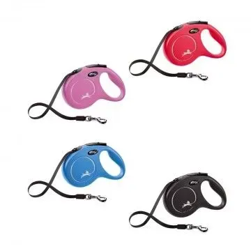 Flexi Correa Extensible de Cinta New Classic Negro 3