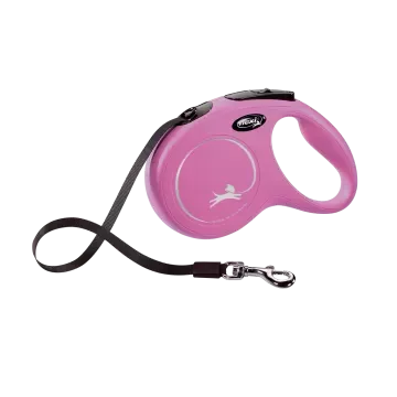 Flexi Correa Extensible de Cinta New Classic Rosa 2