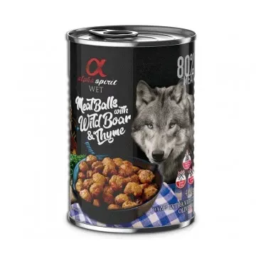 Alpha Spirit Lata Albóndigas de Jabalí y Tomillo 400gr - 400 gr 2