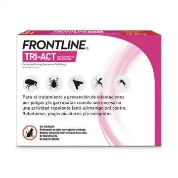 Frontline Tri-Act Solucion Spot-On para Perros caja con 3 pipetas - 40 - 60 kg 3