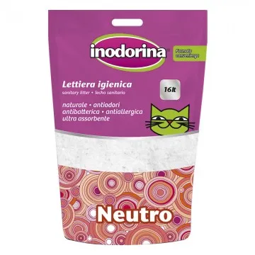 Inodorina Bag Gel Sílice Arena para Gatos Perfume Neutro 2