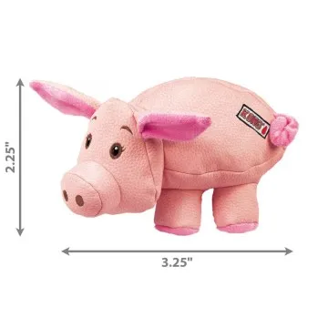 KONG Cerdito de juguete para perros Phatz Pig 3