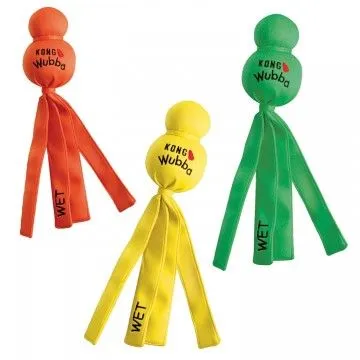 KONG Juguete mordedor de Neopreno Wubba Wet 3