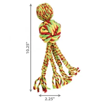 KONG Juguete mordedor Wubba Weaves W/Rope 4