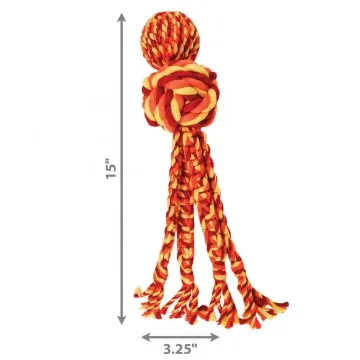 KONG Juguete mordedor Wubba Weaves W/Rope 4