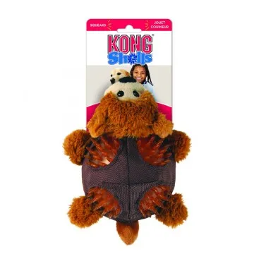 KONG Shells Oso de juguete mordedor para perros 3