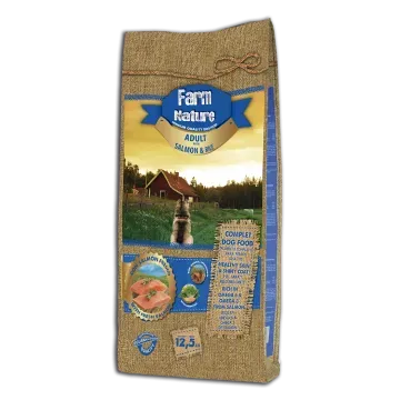 Farm Nature Adulto Salmón y Arroz - 12,5 Kg