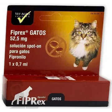 Fiprex Pipeta Antiparasitaria Gatos 2