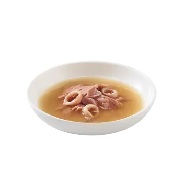 Schesir Pouch Gato de Soup Atún salvaje y calamares 85 gr 2