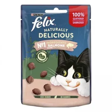 Felix Snacks para Gatos Naturally Delicious de Salmón - 50 gr