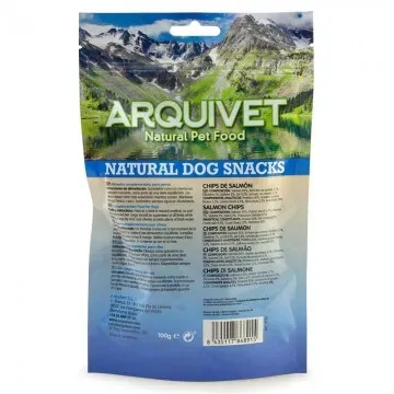 Arquivet Snack para Perros Chips de Salmón - 100 gr 4