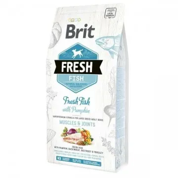 Brit Fresh Dog Adult Large Pescado y Calabaza - 12 Kg