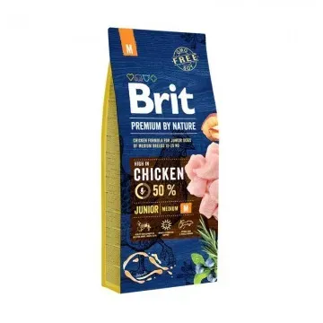Brit Premium By Nature Junior M - MEDIUM - 15 Kg