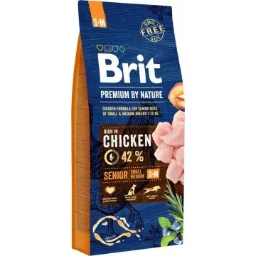 Brit Premium By Nature Senior S+M - 15 Kg