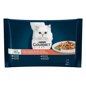 Purina para gatos GOURMET PERLE Mini Filetes en Gelatina 2