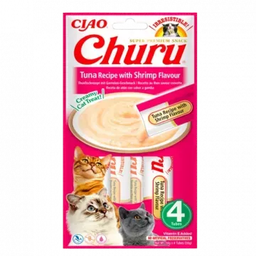 Churu Cat Receta de Atún con Gamba - 4 x 14gr