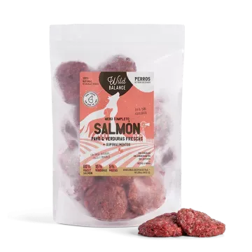 Wild Balance DIETA BARF menú completo de SALMÓN Y PAVO - 5 Kg