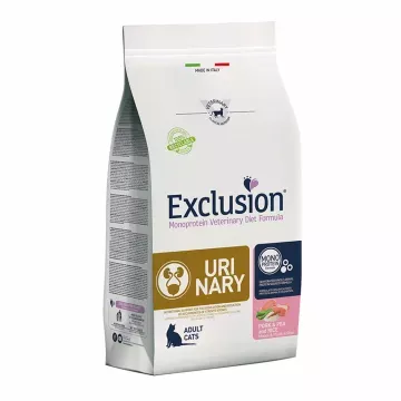 Exclusion Cat Vet Diet Urinary Pork & Pea and Rice - 1,5 Kg