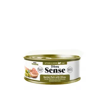 Dibaq Sense Cat Sterilized Lata Grain Free monoproteico Iberian Pork - 70 gr