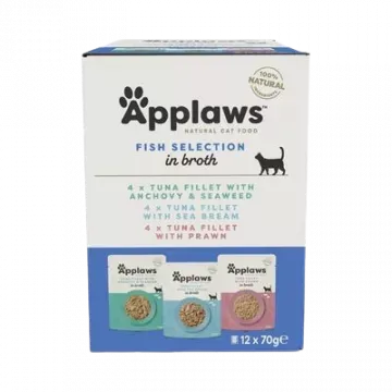 Applaws Gato Adulto Multipack Sobres Caldo 12x70gr - Pescado 2