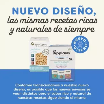 Applaws Gato Adulto Multipack Sobres Caldo 12x70gr - Pescado 4