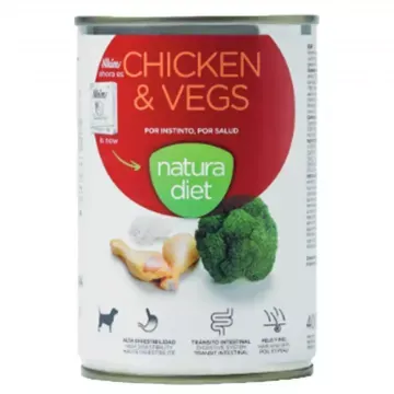 Natura Diet Lata Dog Chicken & Vegs - 400 gr 2