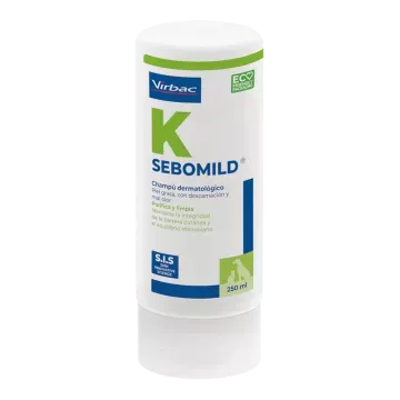 Virbac Sebomild Champú Dermatológico para Perros y Gatos 2