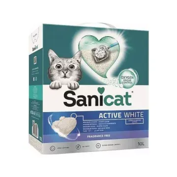 Sanicat Active White Arena Para Gatos Sin Perfume 2
