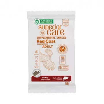 NATURE'S Protection SC Red Coat Dog Snack Hypoallergenic Skin & Coat - 160 gr