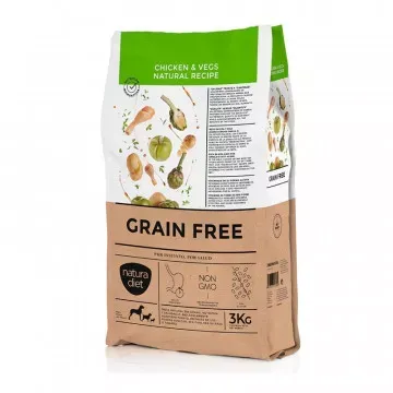 Natura Diet Wild Instinct Grain Free Chicken and Vegetables - 3 Kg