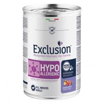 Exclusion Lata Hypo Jabali y Patata para perros - 400 gr