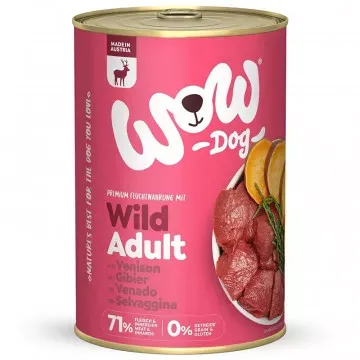 Wow Lata de Venado con Boniato para Perros - 400 gr 2