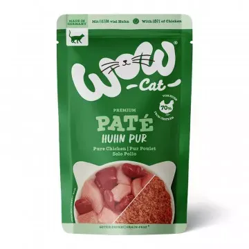 Wow Pate en Sobre de Puro Pollo para Gatos - 125 gr