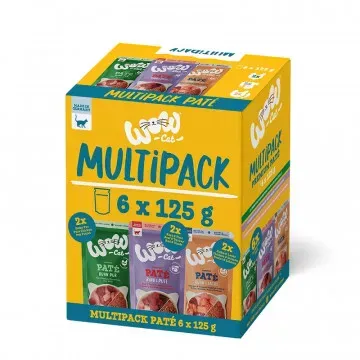 Wow Multipack Pate en Sobre para Gatos Adultos - 6 x 125 gr 2