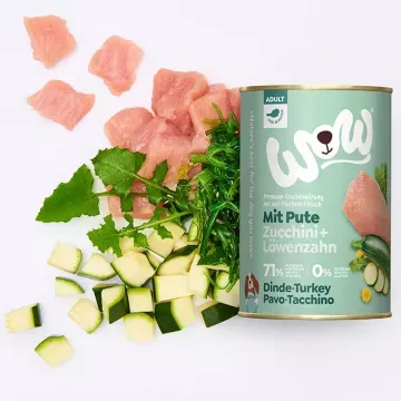 Wow Lata de Pavo con Calabacin para Perros - 400 gr 4