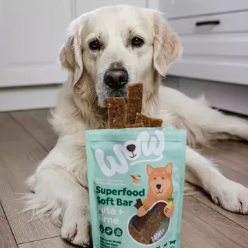 Wow Snacks Barritas de Pavo con Pera para Perros - 150 gr 4