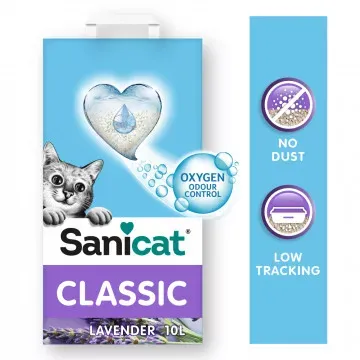 Sanicat Classic Arena Para Gatos Aroma Lavanda 3