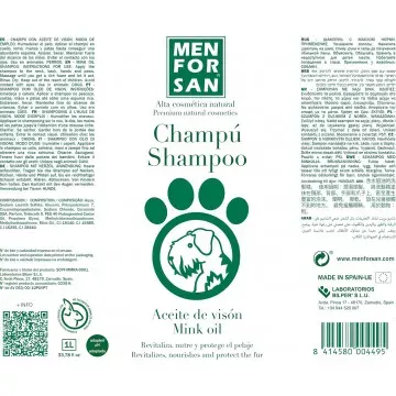 Menforsan Champú protector Aceite de Visón 3