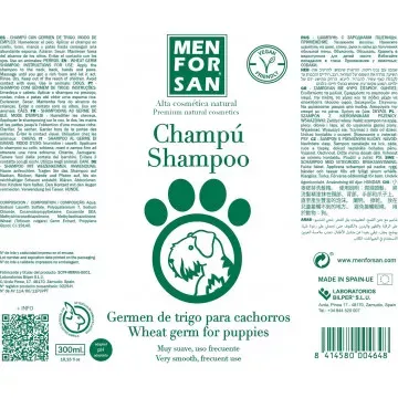 Menforsan Champú Cachorros con Germen de Trigo 3