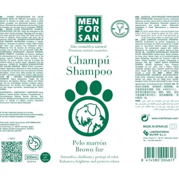 Menforsan Champú intensificador color Marrón 3