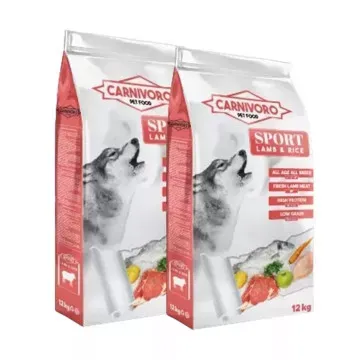 Carnívoro Sport Cordero y Arroz - PACK 2 x 12 Kg 2