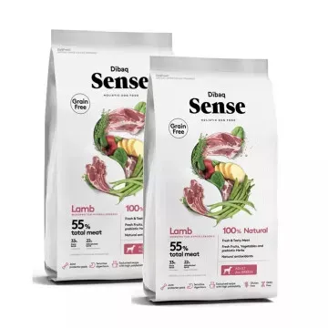 Dibaq Sense Grain Free Cordero - PACK 2 x 12 Kg 2
