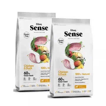 Dibaq Sense Grain Free Pollo & Pato - PACK 2 x 12 Kg 2