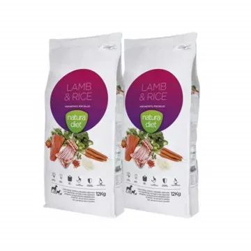 Natura Diet Lamb & Rice - PACK 2 x 12 Kg 2
