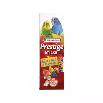 Versele-Laga Prestige Sticks de Frutas Y Flores Para Periquitos Y Loros Pequeños - 60 gr