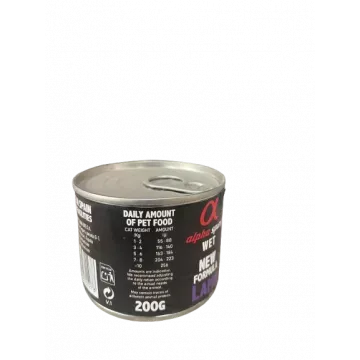 Alpha Spirit Húmedo Lata 200 gr Protein para Gatos - Cordero 3