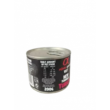Alpha Spirit Húmedo Lata 200 gr Protein para Gatos - Pavo 3