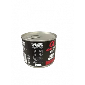 Alpha Spirit Húmedo Lata 200 gr Protein para Gatos - Ibérico 3